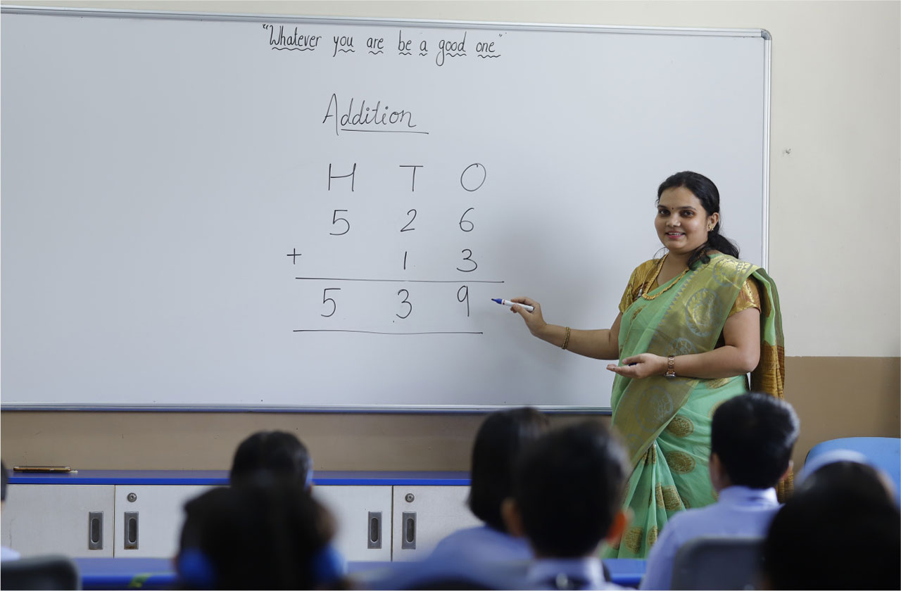 teachers explaining real numbers with definitions and key properties